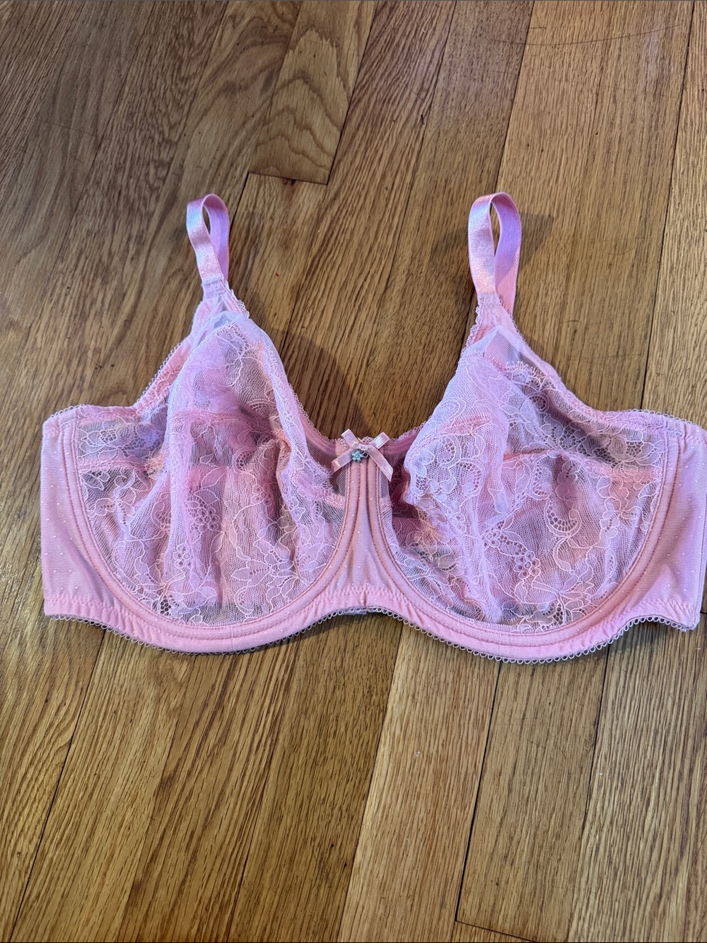 🐷 Wacoal Retro Chic Unlined Underwire Bra - Bridal Rose - Picture 2 of 14